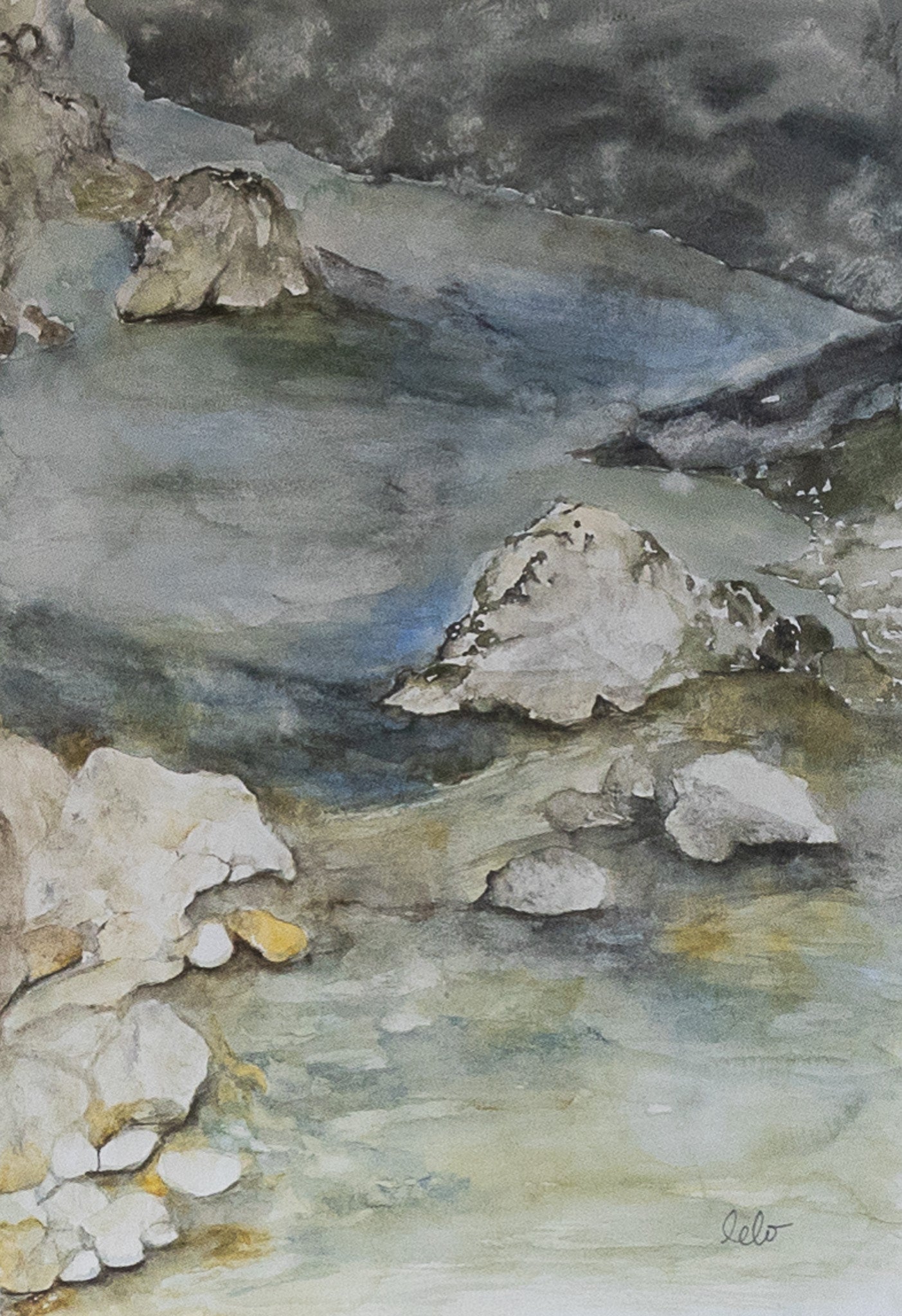 ORIGINAL WATERCOLOUR- "Upper Wharfedale"