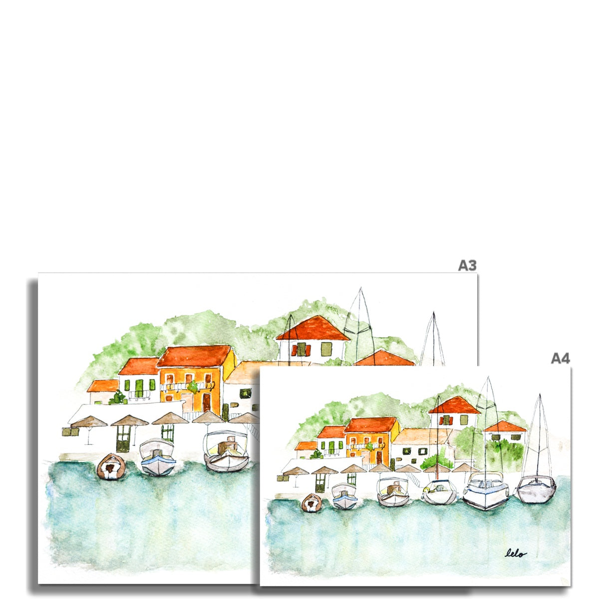 "Kioni Harbour" - Ithaca, Greece