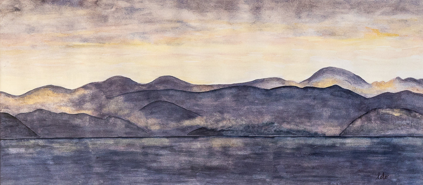 ORIGINAL WATERCOLOUR - "Southern Pelopennese"