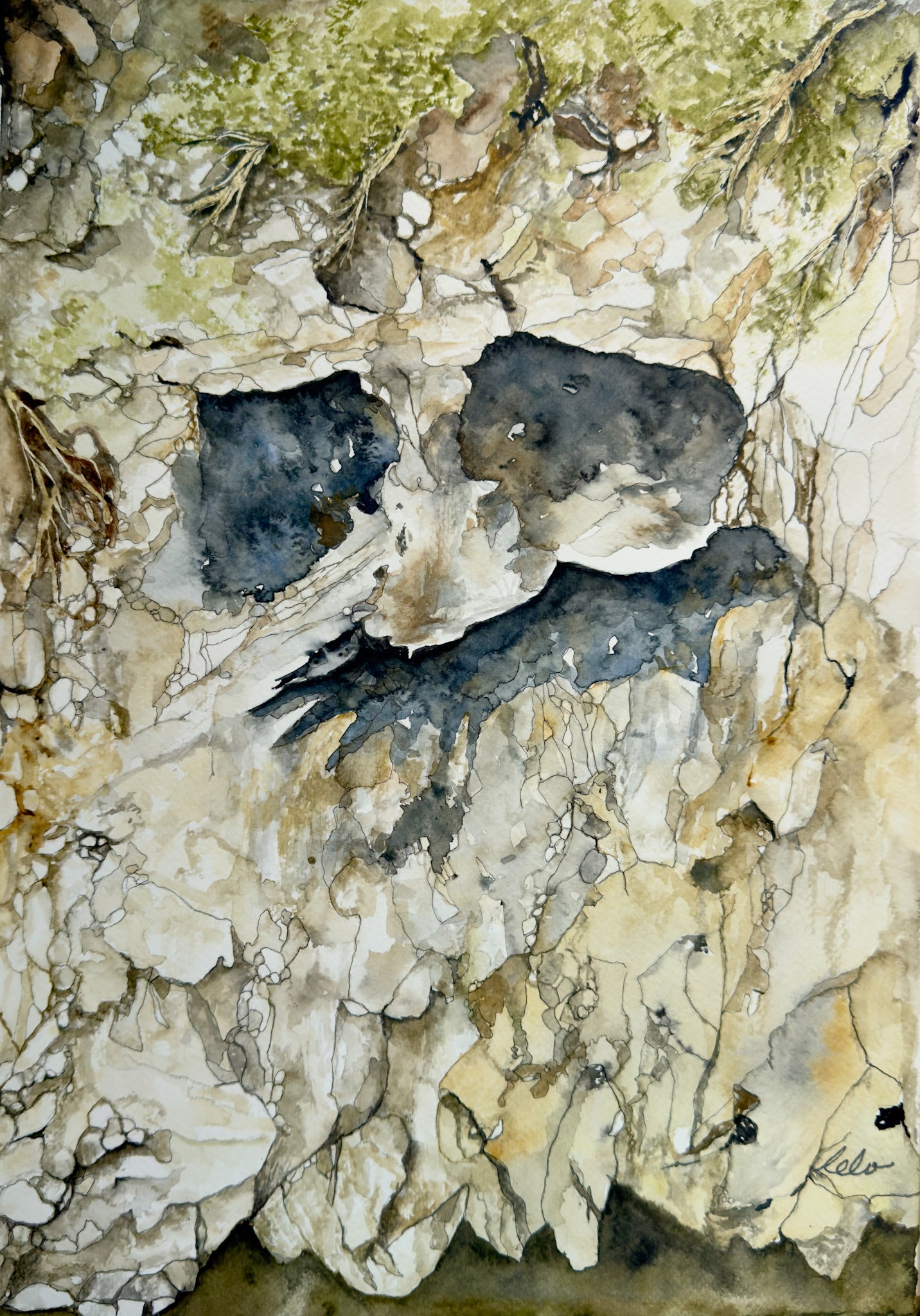 ORIGINAL WATERCOLOUR - "Two Rock Bay”