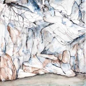 ORIGINAL WATERCOLOUR - "Plakutses Bay" Frikes