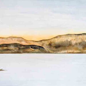 ORIGINAL WATERCOLOUR - "Greek Mountains"